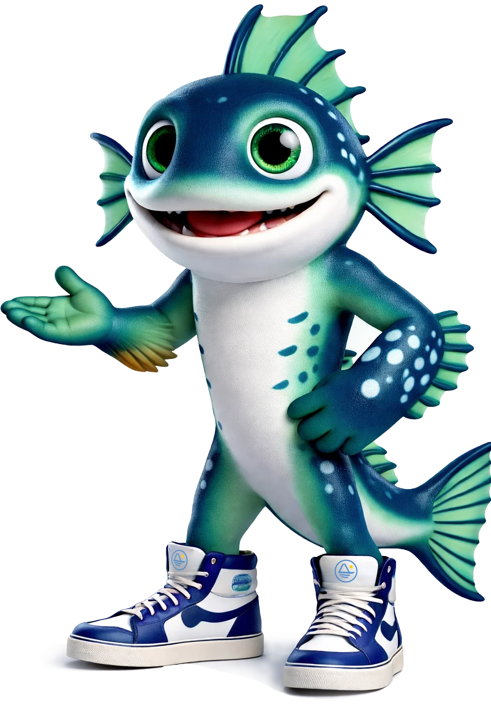 Ciao sono Luccius, la mascotte di Piediluco.it